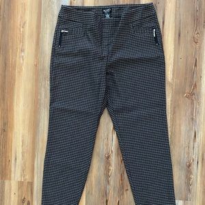 Plaid Crop work Pants XL